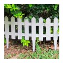 Ver imagem 1 de Kit 3 Cercas Plástica Decorativa Jardim Inglês 1,21 Metros
