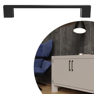 Puxador Liveri IL 950 - Grafite - 256MM