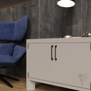 Ver imagem 3 de Puxador Liveri IL 950 - Grafite - 256MM