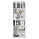 Ver imagem 3 de Estante Livreiro 5 Prateleiras Gold 2 Módulos- Dullar Móveis:branco