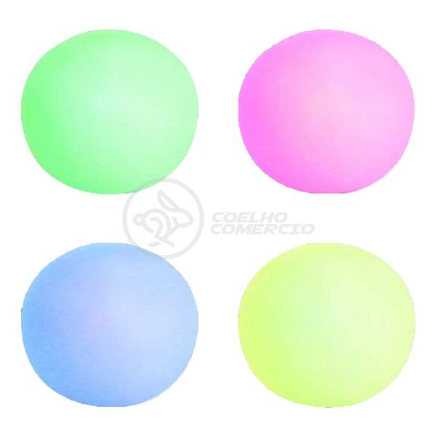 Fidget Toy Bolinha Globble Anti Stress de Apertar do Tiktok Luminosa Fluorecente Gruda Teto e Parede