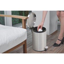 Lixeira com Pedal Tramontina e Balde Interno 5 L - 4