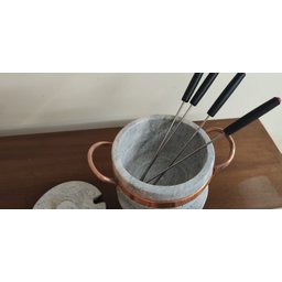 Conjunto para Founde em Pedra Sabão de 800 Ml - 2
