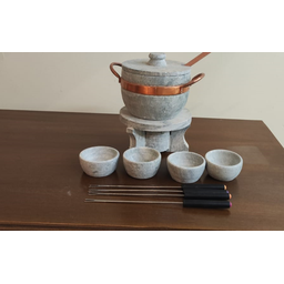 Conjunto para Founde em Pedra Sabão de 800 Ml - 1