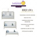 Ver imagem 3 de Berço Americano 3 em 1 com Colchão Incluso Multimóveis MP0527PA Off White/Branco