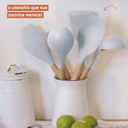 ESPÁTULA DE SILICONE COM CABO DE MADEIRA - OIKOS - 3
