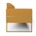 Ver imagem 6 de Sofá 2 Lugares Namoradeira Industrial Alta Dourado Marisa Bouclê D03 - D’Rossi