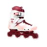 Patins Traxart Mesh Branco e Pink | 80mm Abec-9 - 1