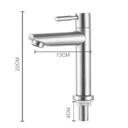 Torneira Lavatório Banheiro Mesa Aço Escovado Inox 304 1/4 - 3