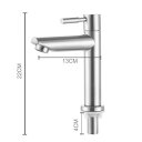 Ver imagem 3 de Torneira Lavatório Banheiro Mesa Aço Escovado Inox 304 1/4