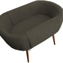 Ver imagem 3 de Mini Berço Moises Suede Marrom Rato - D'classe Decor