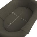 Ver imagem 6 de Mini Berço Moises Suede Marrom Rato - D'classe Decor