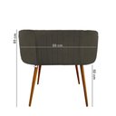 Ver imagem 5 de Mini Berço Moises Suede Marrom Rato - D'classe Decor