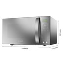 Ver imagem 3 de Micro-ondas Consul 32L Cor Cinza Espelhado com Menu Fácil - CMS46Ar 110V