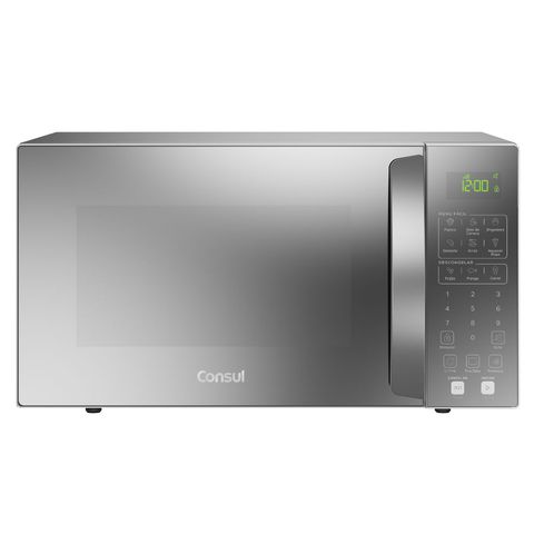 Micro-ondas Consul 32L Cor Cinza Espelhado com Menu Fácil - CMS46Ar 110V