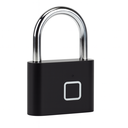Ver imagem 1 de Cadeado Biométrico com Impressão Digital Preto