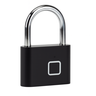 Cadeado Biométrico com Impressão Digital Preto - 1