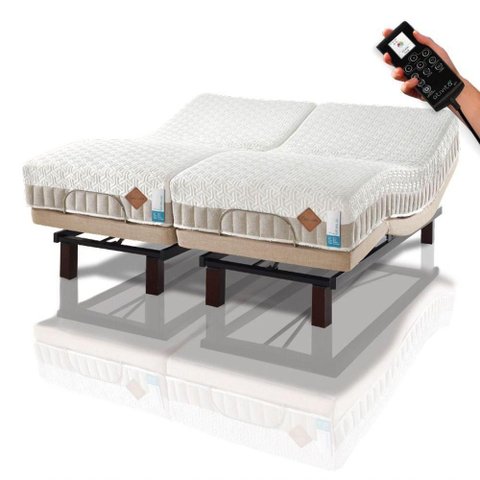 Colchão de Látex Articulado Bege 25cm Queen 158x198cm