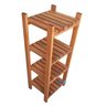 Estante Modular 4 Prateleiras Madeira Maciça 90x34x30 Cm Neonx:verniz Natural Uv - 3