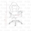 Ver imagem 5 de Cadeira Gamer Fox Racer Nordic Branca B98