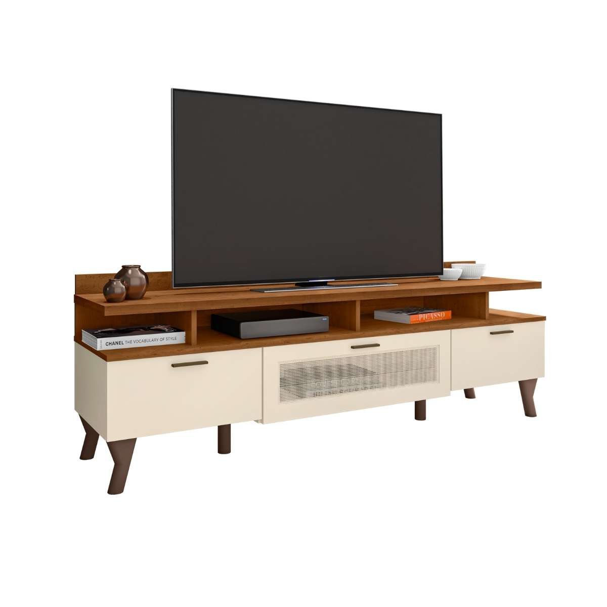 Tv Rack Arcade Rack Bancada com Painel Arcade 160 cm para TV até 55