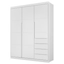 Ver imagem 4 de Berço Multifuncional Cleo com Guarda Roupa Blenda Branco Acetinado – Phoenix