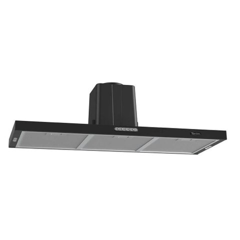 Depurador Terim Compact New Embutir Black 90 Cm Preto 220v