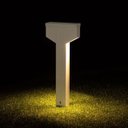 Ver imagem 4 de Poste Balizador Luminária Jardim 2 Focos Branco P/ GU10 MR11 ST2767