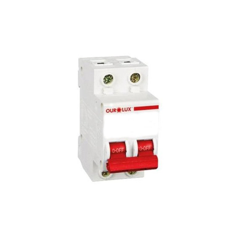 Disjuntor Bipolar 63A Ourolux