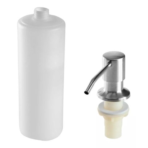Dispenser de Detergente de Embutir em Aço Inox 304 Cozinha