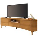 Ver imagem 1 de Rack Bancada Tv 80 Pol 201cm Desing Orgânico Yang Cinamomo H01 - Mpozenato