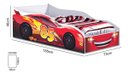 Ver imagem 4 de Cama Carro Infantil Mcqueen Vermelho com Colchão