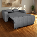 Ver imagem 3 de Sofa Cama 2 Lugares 138 Cm Amora Linho Vancouver Cinza Milani Store