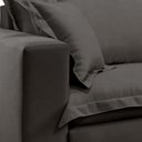 Ver mais imagens de Sofá Fixo Odisseu 2 Lugares 1,60m Castellar Móbile Veludo Chumbo