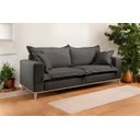 Ver imagem 2 de Sofá Fixo Odisseu 2 Lugares 1,60m Castellar Móbile Veludo Chumbo