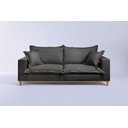 Ver imagem 7 de Sofá Fixo Odisseu 2 Lugares 1,60m Castellar Móbile Veludo Chumbo