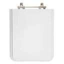 Ver imagem 1 de Assento Sanitario Poliester Square Branco para vaso Incepa