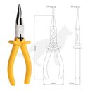 Ver imagem 4 de Kit Jogo Ferramentas Alicates Chave de Fenda Tramontina 9 Pc