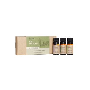 Via Aroma - Kit Óleos Essenciais Iniciante - 3 unidades