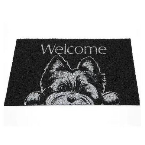 Tapete Vinil Pet Dog Welcome YorkShire 40cm X 60cm