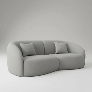 Sofá Sala Nuvem 190 Cm Conforto Premium Decorativo Orgânico:cinza