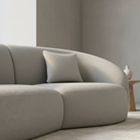 Ver imagem 2 de Sofá Sala Nuvem 190 Cm Conforto Premium Decorativo Orgânico:cinza