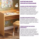 Ver imagem 6 de Escrivaninha Evolutiva 4 Estágios Madeira Maciça Magna Kids Casatema MadeiraOriginals Marrom/Mel
