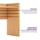 Ver imagem 5 de Escrivaninha Evolutiva 4 Estágios Madeira Maciça Magna Kids Casatema MadeiraOriginals Marrom/Mel