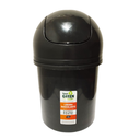 Ver imagem 6 de Lixeira Plástico 14l Tampa Basculante Vai Vem Cozinha Lavabo:preto