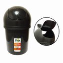 Ver imagem 1 de Lixeira Plástico 14l Tampa Basculante Vai Vem Cozinha Lavabo:preto