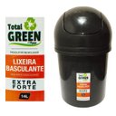 Ver imagem 5 de Lixeira Plástico 14l Tampa Basculante Vai Vem Cozinha Lavabo:preto