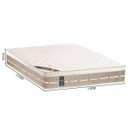 Ver imagem 4 de Colchão Box Queen Size Castor Premium Tecnopedic One Face Bege 193x203x30
