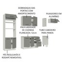 Ver mais imagens de Cozinha Completa 290004 Com Armário E Balcão Branco/Cinza