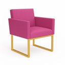 Ver imagem 5 de Poltrona Decorativa Reforçada para Recepção e Sala de Espera Rose